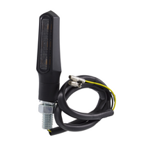 COPPIA FRECCE RMS NERE CON LUCE POSTERIORE E STOP