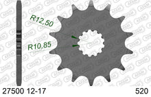 AFAM Pignone AFAM 27500NR-14 Passo 520 con Gomma Antirumore - Race Moto Shop