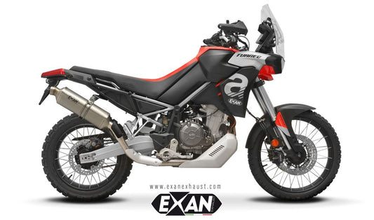 EXAN APRILIA TUAREG 660 – A2 (2022-24) – X-RALLY SILENCER