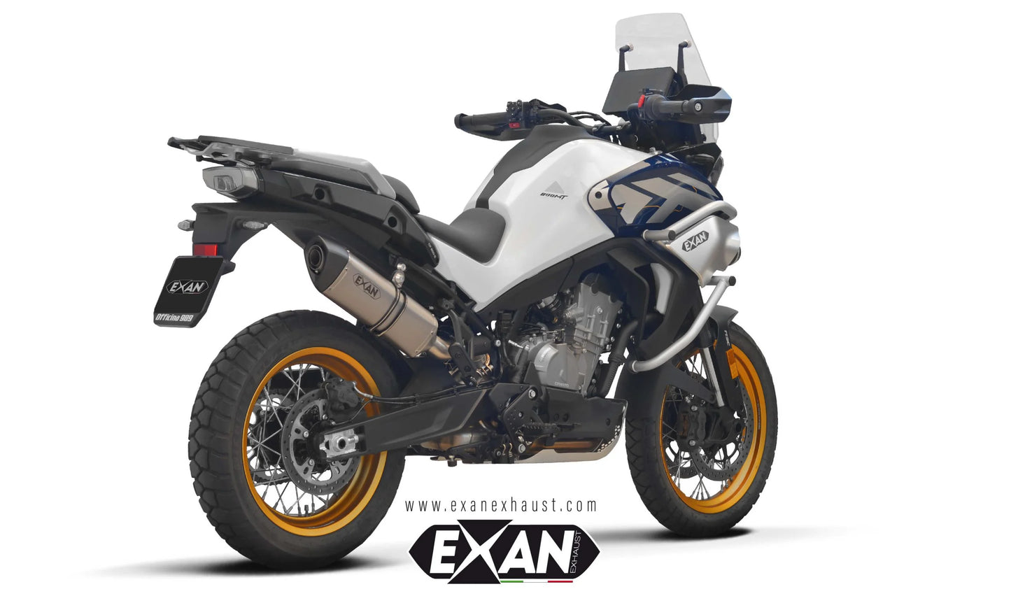 EXAN 800MT (2022-24) – SILENZIATORE X-BLACK OVALE