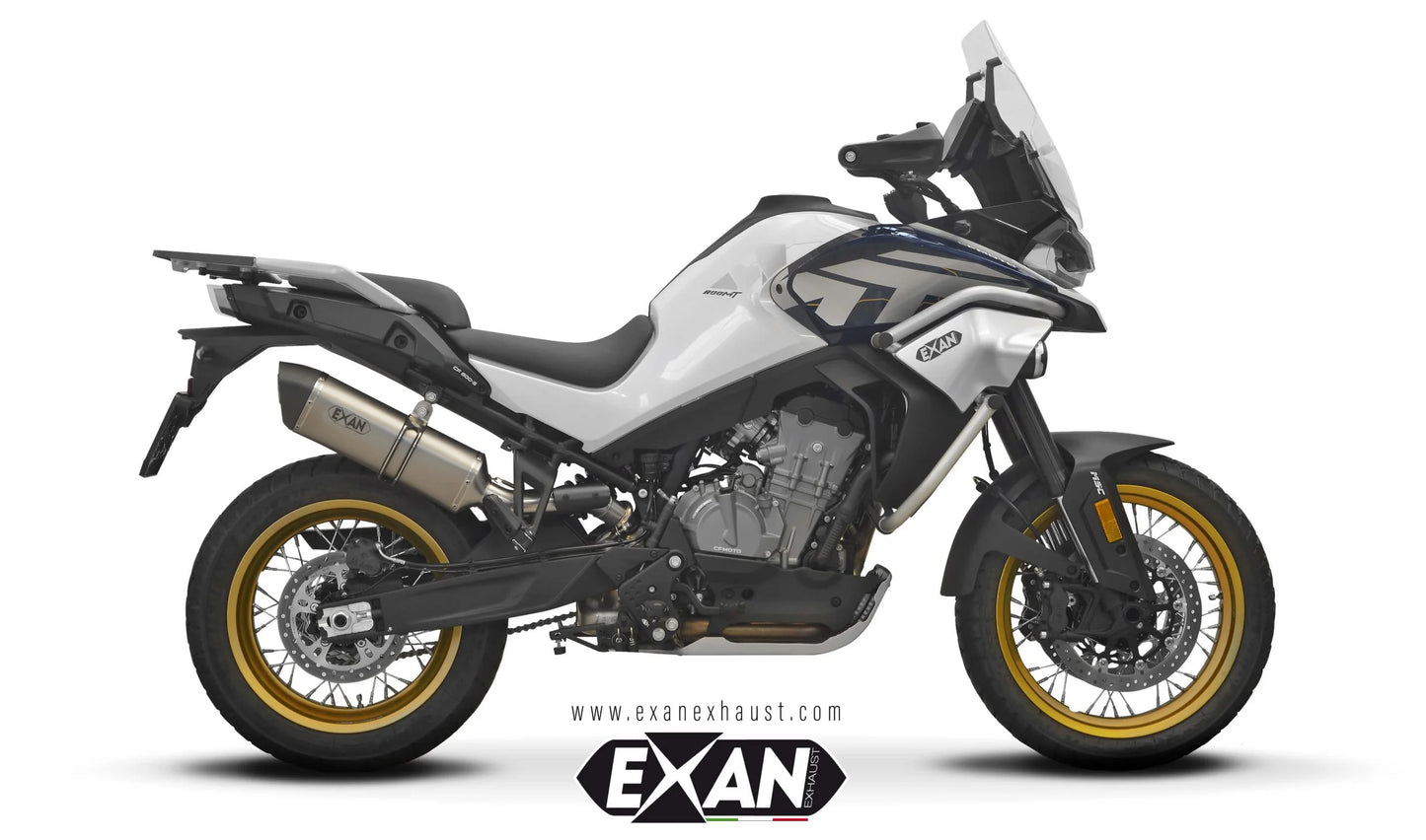 EXAN 800MT (2022-24) – SILENZIATORE X-BLACK OVALE