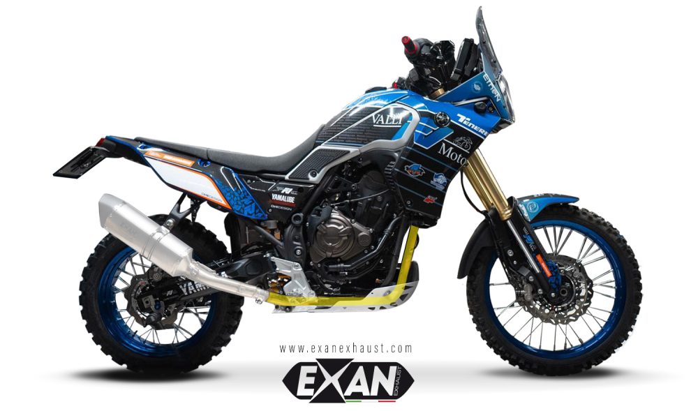 EXAN COMPLETE MANIFOLD 2-1 IN TITANIUM (MUFFLER NOT INCLUDED) – YAMAHA TÉNÉRÉ 700 (2019-20)