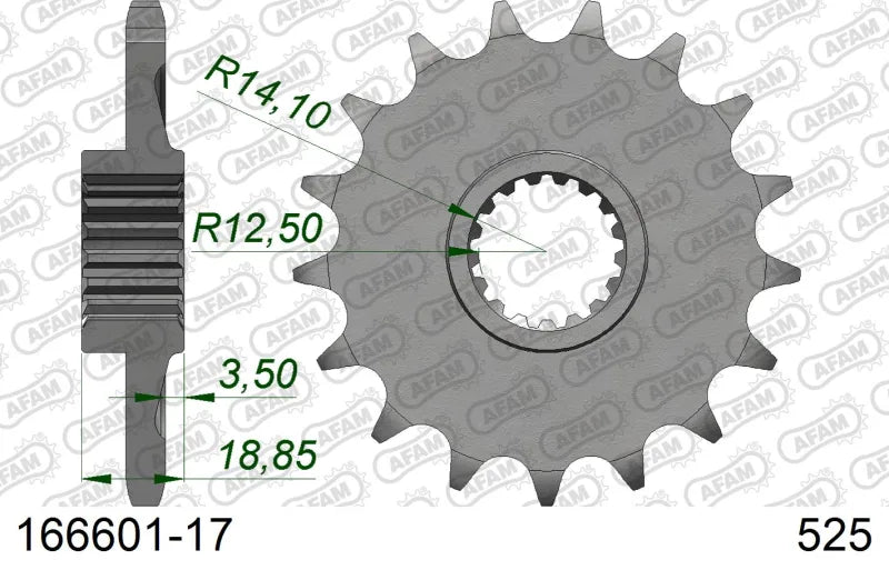 Pignone AFAM 166601-17 Passo 525