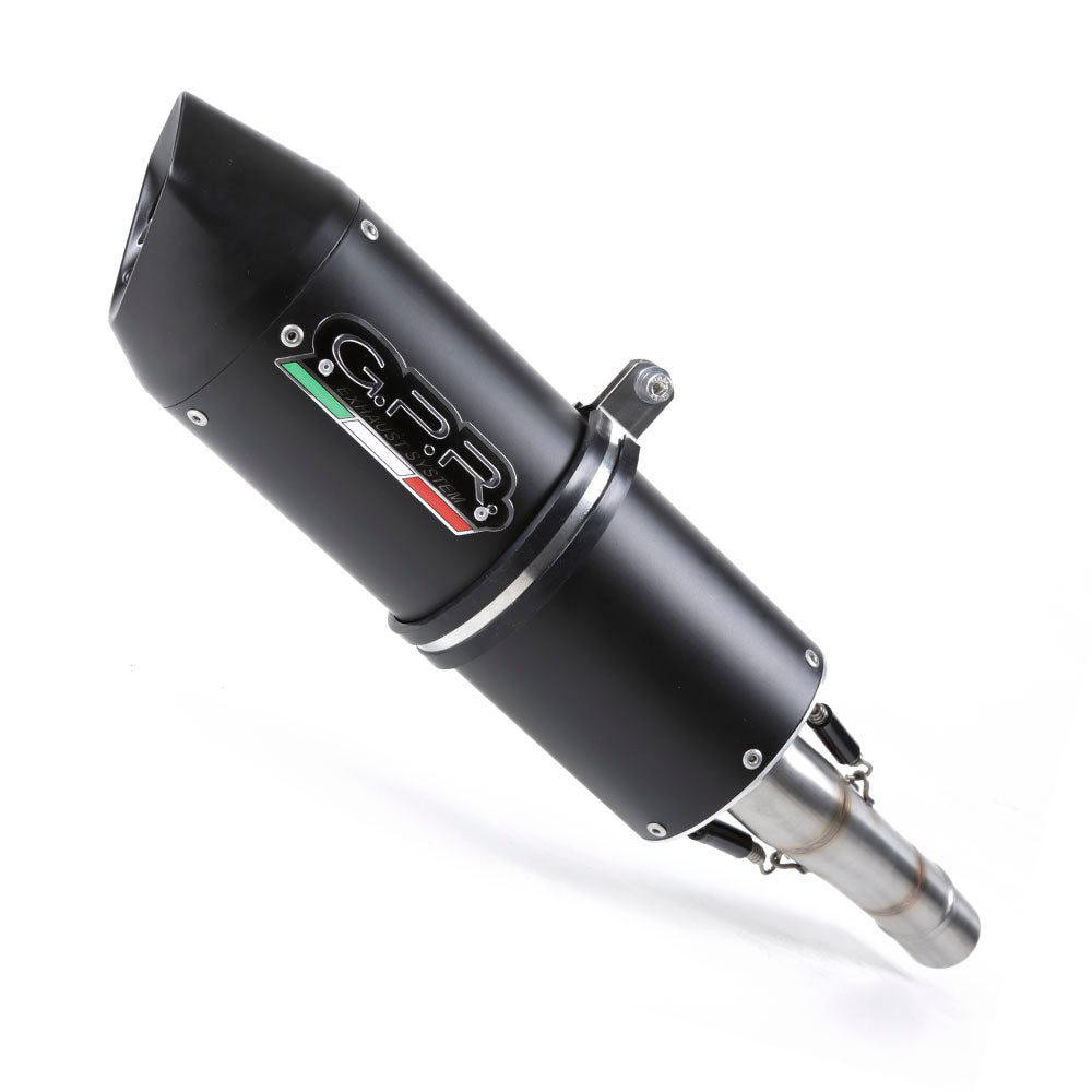 GPR EXHAUST COMPATIBLE WITH HONDA CRF 300 L / RALLY 2021-2023, BLACK FURORE, RACING EXHAUST MUFFLER, WITH SPECIFIC FITTING AND REMOVABLE DB KILLER, NOT COMPLIANT FOR ROAD USE