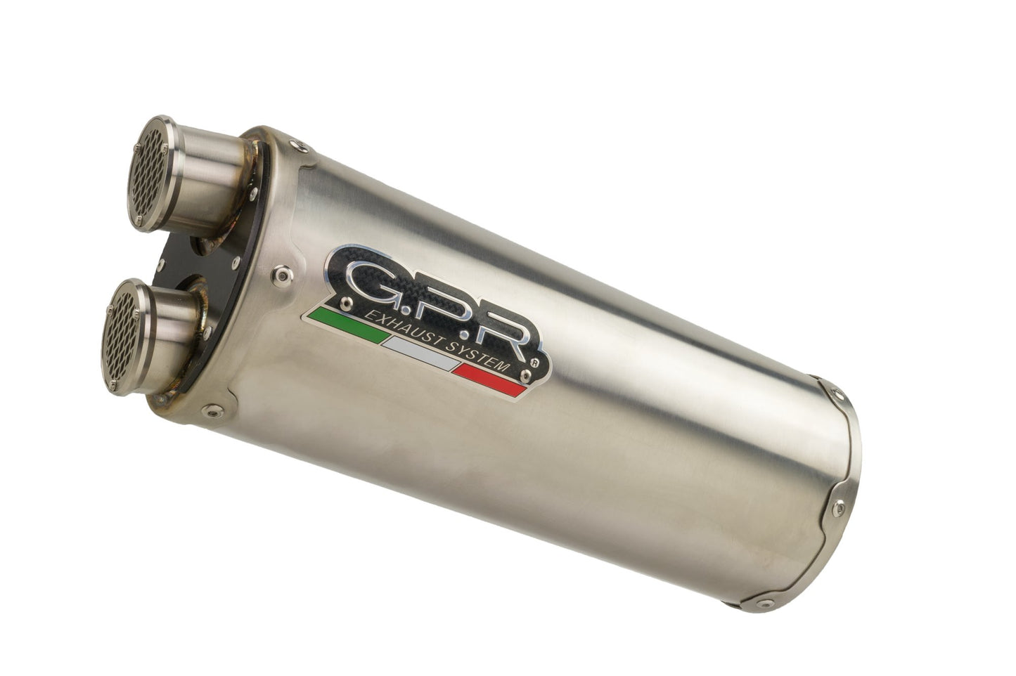 GPR EXHAUST COMPATIBLE WITH CF MOTO 800 MT TOURING 2022-2024, DUAL TITANIUM, APPROVED EXHAUST, SILENCER WITH REMOVABLE DB KILLER AND SPECIFIC FITTING