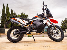 SCARICO GPR KTM ADVENTURE 890 - 890 R RALLY 2021/2023 E5 GP Evo4 Poppy, Scarico omologato, silenziatore con db killer estraibile e raccordo specifico