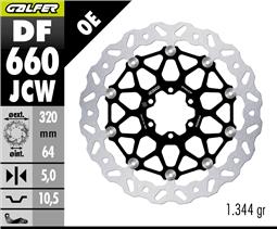 GALFER DISCO WAVE FLOATECH (C.ALU) 320x5MM (FRONT) APRILIA RS 660/RSV 1000