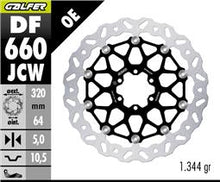 GALFER DISCO WAVE FLOATECH (C.ALU) 320x5MM (FRONT) APRILIA RS 660/RSV 1000