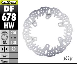 GALFER DISCO SHARK FISSO 220X5MM RIEJU MR300 MY20