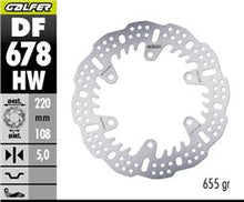 GALFER DISCO SHARK FISSO 220X5MM RIEJU MR300 MY20