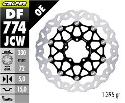 GALFER DISCO WAVE FLOATECH (C.ALU) 330X5MM  (FRONT) DUCATI PANIGALE V2/V4 R /STREETFIGHTER V2/V4 MULTISTRADA V4