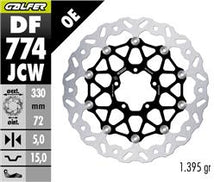 GALFER DISCO WAVE FLOATECH (C.ALU) 330X5MM  (FRONT) DUCATI PANIGALE V2/V4 R /STREETFIGHTER V2/V4 MULTISTRADA V4