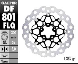 GALFER DISCO FLOTTANTE CUBIQ 300X5MM KTM 790 DUKE (FRONT)