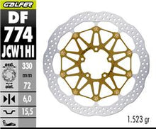 GALFER RACING WAVE FLOATECH BRAKE DISCO 330X6MM KASHIMA DUCATI PANIGALE V4- MULTISTRADA V4- STREETFIGHTER V4 (FRONT)