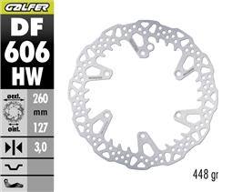 GALFER DISCO SHARK FISSO 260X3MM KTM / GAS GAS / HUSQVARNA (Front)