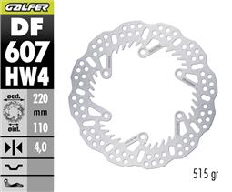GALFER DISCO SHARK FISSO 220X4MM KTM / Husqvarna / Gas Gas MX (Rear)