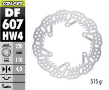 GALFER DISCO SHARK FISSO 220X4MM KTM / Husqvarna / Gas Gas MX (Rear)