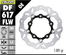 GALFER DISCO WAVE FLOATING (C. STEEL) Ø260x5mm KTM 890 SMT MY23