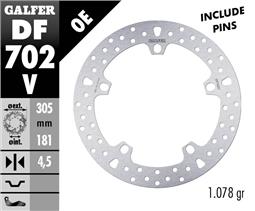 GALFER DISCO FRENO FISSO BMW K 1200 RS ANTERIORE