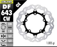 GALFER DISCO WAVE FLOATING (C. ALU.) 320x4mm (FRONT) KOVE 800X Adv/Rally MY24