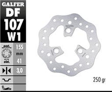 GALFER DISCO FRENO WAVE FISSO RACING 155X3MM OHVALE (REAR)