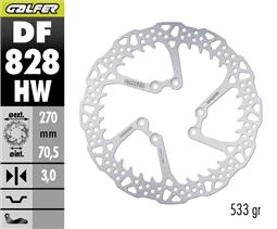 GALFER DISCO SHARK FISSO 270X3MM TM RACING (Front)