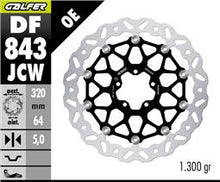 GALFER DISCO WAVE FLOATECH (C.ALU) 320X5MM (FRONT) KTM 1290 Super Duke MY16/MY24