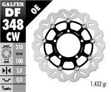 GALFER DISCO FRENO WAVE FLOTTANTE SUZUKI GSXE 1000 (05)