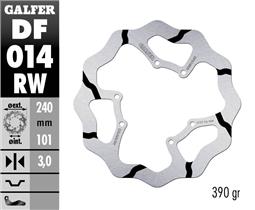 GALFER DISCO WAVE FISSO GROOVED 240X3MM HONDA CR/CRF -2014 (ANTERIORE)