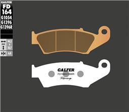 GALFER PASTIGLIE SINTERIZZATE RACING OFF-ROAD BRAKE PADS