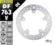 GALFER DISCO FISSO 265X5MM BMW K1200R (05) (POSTERIORE)