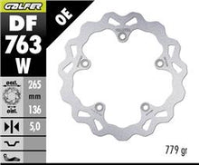 GALFER DISCO WAVE FISSO 265X5MM BMW K1200R (05) (POSTERIORE)