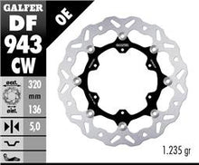 GALFER DISCO FLOTANTE ANTERIORE ALUMINIO 320X5MM  KTM 790/890 ADVENTURE