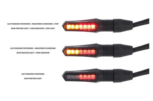 CNC RACING Rear Task led indicators + position and stop light