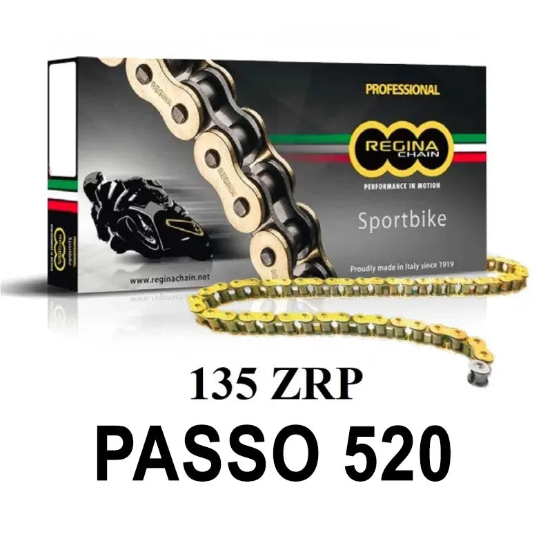 REGINA Chain 135ZRP 112 links pitch 520 - Gold 