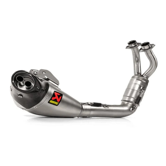 AKRAPOVIC Yamaha MT-07/FZ-07 2021-23, Tracer7/GT 2020-23, XSR700/XTribute 2021-23 Racing Line (Titanio)