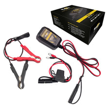 HAIJIU Caricabatteria Modello HBC01 - 12V - 1A - per Acido/AGM/Gel