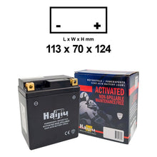 HAIJIU Batteria HTZ7V - FA Sigillata Precaricata - Race Moto Shop