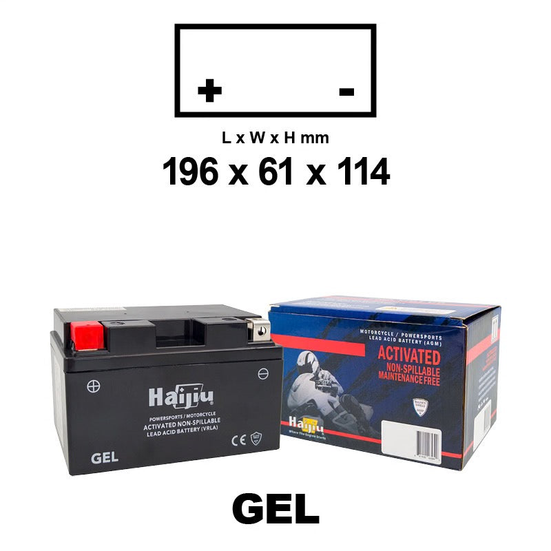 Batteria HAIJIU FA HT12-10Z Sigillata Precaricata