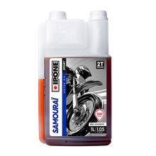 IPONE Olio Miscela SAMOURAI Full Sintetico Fragola 2T (1L) - Race Moto Shop