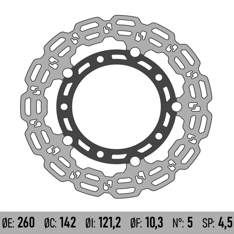 Disco Freno BRENTA BD106FTI - SUZUKI BURGMAN 250/400/650 [ANT]