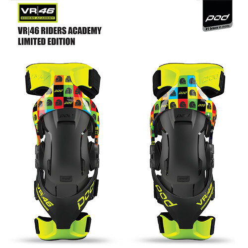 POD ACTIVE COPPIA GINOCCHIERA K4 2.0 VR46 | RIDERS ACADEMY LIMITED EDITION