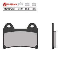 R-ATTACK - PASTIGLIA MESCOLA CM - CARBON CERAMICA