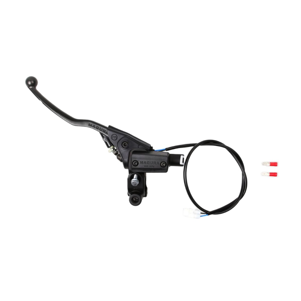 167 - POMPA FRIZIONE, ASSIALE, NERA, Ø10,5 MM OLIO MINERALE, LEVA "STREET" 163 MM