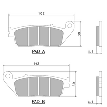 PASTIGLIE FRENO NISSIN A0020 PREMIUM SEMI-METALLIC