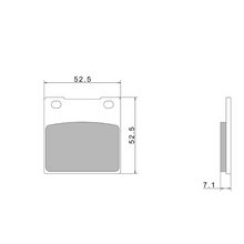 PASTIGLIE FRENO NISSIN A0120 PREMIUM SEMI-METALLIC