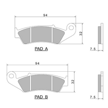 PASTIGLIE FRENO NISSIN A0140 PREMIUM SEMI-METALLIC