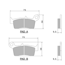 PASTIGLIE FRENO NISSIN A0170 PREMIUM SEMI-METALLIC