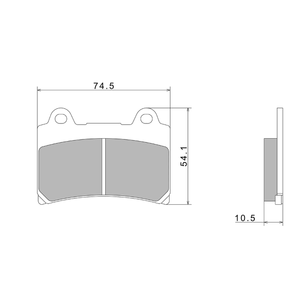 PASTIGLIE FRENO NISSIN A0250 PREMIUM SEMI-METALLIC