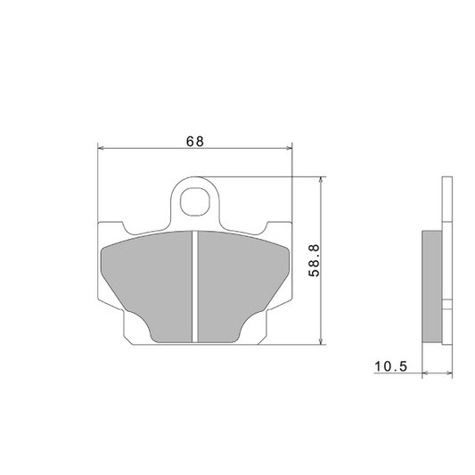 PASTIGLIE FRENO NISSIN A0270 PREMIUM SEMI-METALLIC